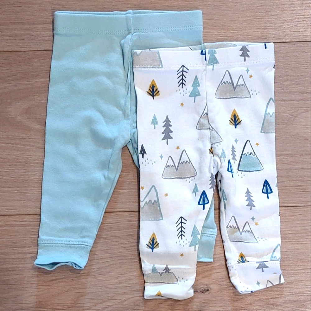5/$25 Cloud Island Pants 2-pack 0-3 months